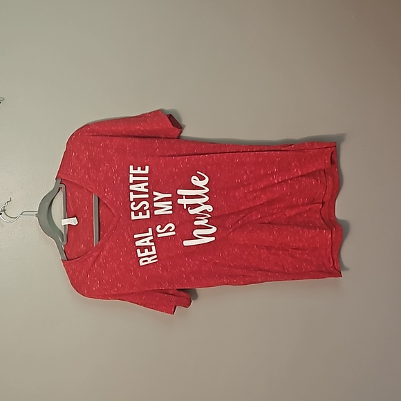 Red T Shirt Real Estate Size L - Picture 1 of 4